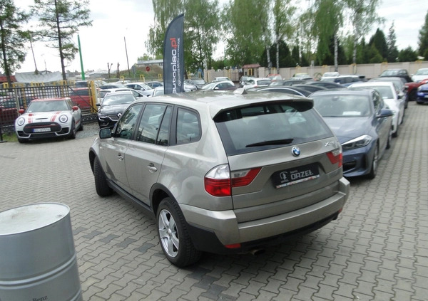 BMW X3 cena 22900 przebieg: 276342, rok produkcji 2007 z Sławno małe 301